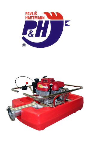 پمپ پرتابل شناور آتش نشانی  P&H